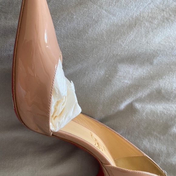 Iriza 100mm nude patent Louboutins size 37 - Picture 5 of 16